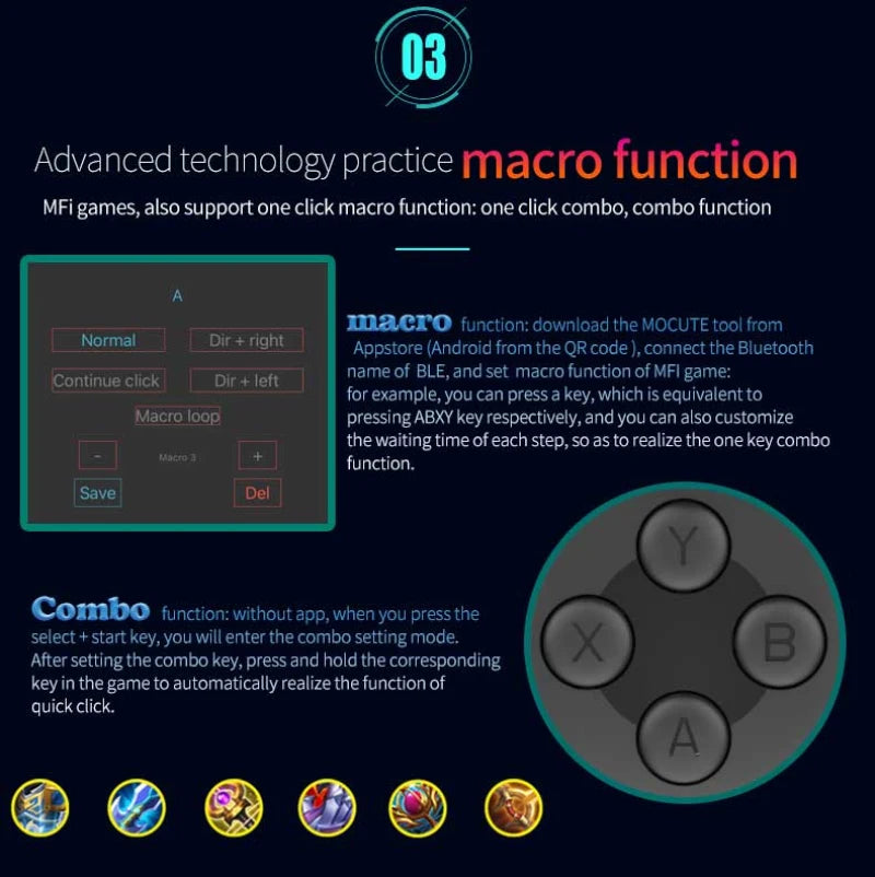Gamepad For iPhone Android Cell Phone Control Bluetooth Controller Trigger Pubg Mobile Joystick Gaming Smartphone Mando Game Pad Deals 4 U   Deals 4 U