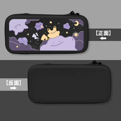 Cartoon Switch 2 Protective Case for Nintendo Switch 2 Glitter Purple Customize Joy-Con Console Case Can be inserted Dock Cover