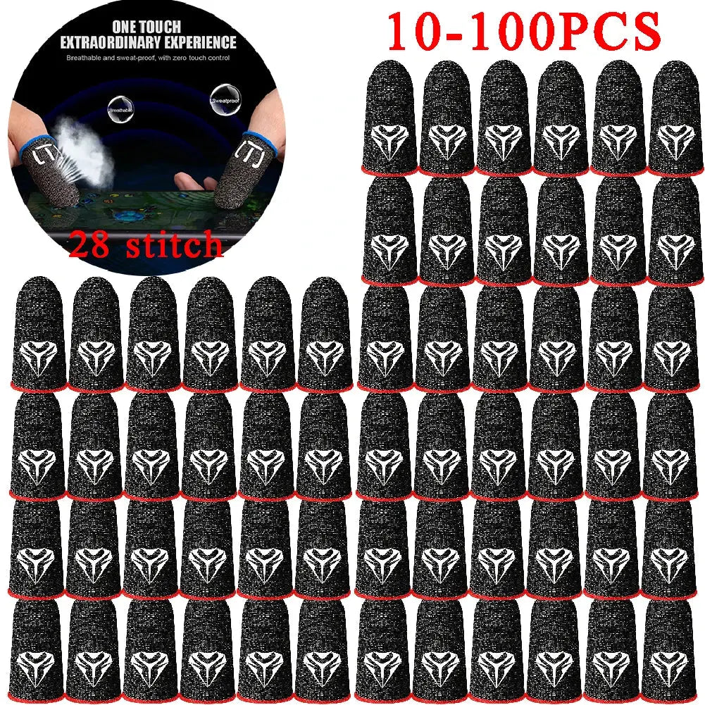 100-10PCS Finger Cover Game Controller For PUBG Sweatproof Anti-slip Fingertip Cover Thumb Gloves For Mobile Game Deals 4 U  Mobile Gaming Deals 4 U