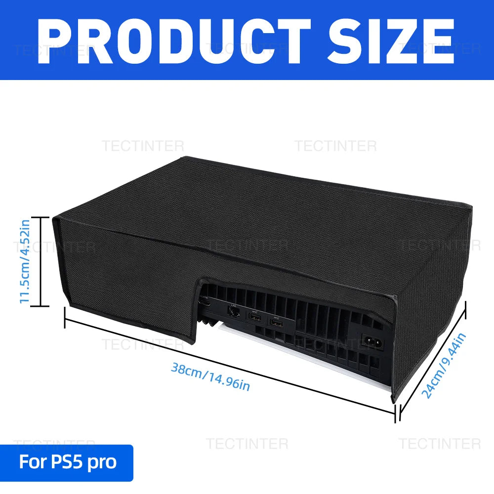 Horizontal Dust Cover for PS5 /Slim /Pro Console Anti-Scratch Protector Vertical Dustproof Case Sleeve for PS5 Accessories