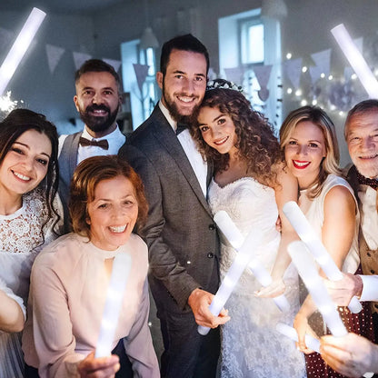 Led White Bracelets Light Up Party Favors Glow in the Dark Party Supplies Neon Sunglasses LED Rings Bracelets Wedding Decoration Deals 4 U  Gaming Accessories Deals 4 U