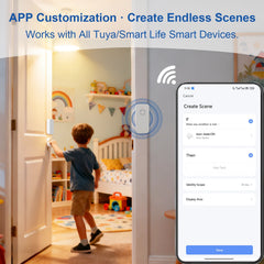 Tuya WiFi Door Sensor Contact Sensor For Home School Hospital Hotel Office Alarm Security Protection Deals 4 U   Deals 4 U