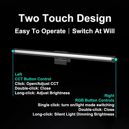RGB CCT Led Monitor Light Bar for Computer Gaming Lights Bar Monitor Screen Hanging Lighting USB Dimmable Desk Lamp Atmosphere
