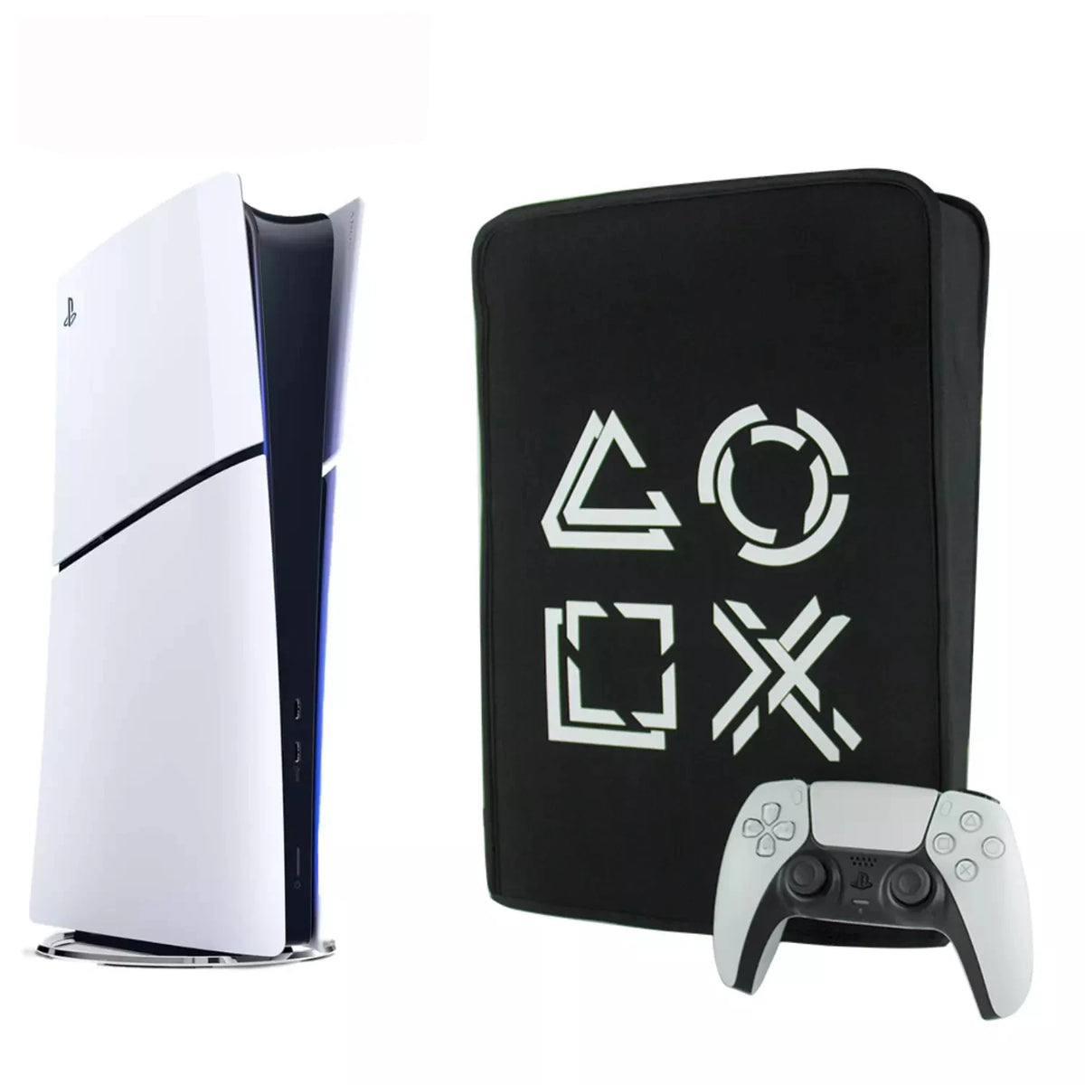 Dust Cover Anti-scratch Dust Guard Case Cover for PS5 Slim Disc&Digital Console