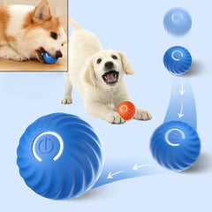 Dog Toy Ball Automatic Moving Bouncing Rolling Ball USB Smart puppy Interactive Dog Chew Toy Ball Deals 4 U   Deals 4 U