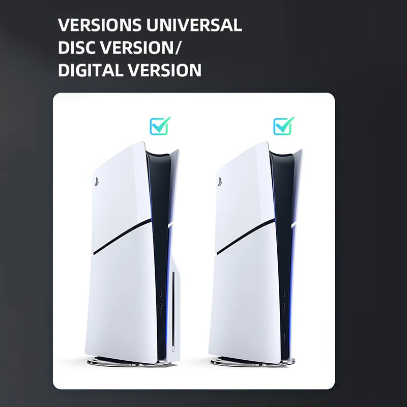 For PS5 Slim Console Dust Cover Dustproof Transparent Case Dustprevent Bag Game Accessories For Disc Version & Digital Edition