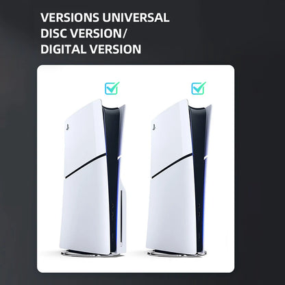 For PS5 Slim Console Dust Cover Dustproof Transparent Case Dustprevent Bag Game Accessories For Disc Version & Digital Edition