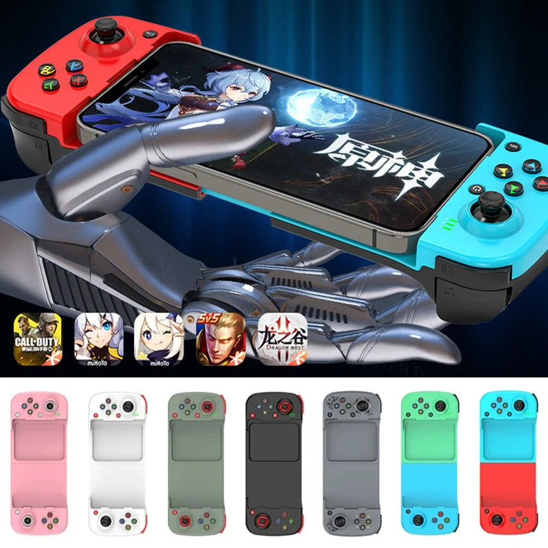 D3 TypeC Telescopic Mobile Phone Gamepad Bluetooth-compatible 5.0 Wireless Game Controller For PUBG Android iOS for Switch PS4/3