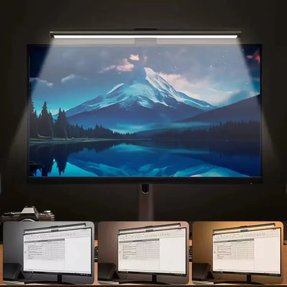 LED Desk Lamp Monitor Light Bar Eye-Care Stepless Table Lamp Dimming Lighting Computer Monitor Screen Light Bar for Work Gaming Deals 4 U  RGB Hexagon Wall Lights Deals 4 U