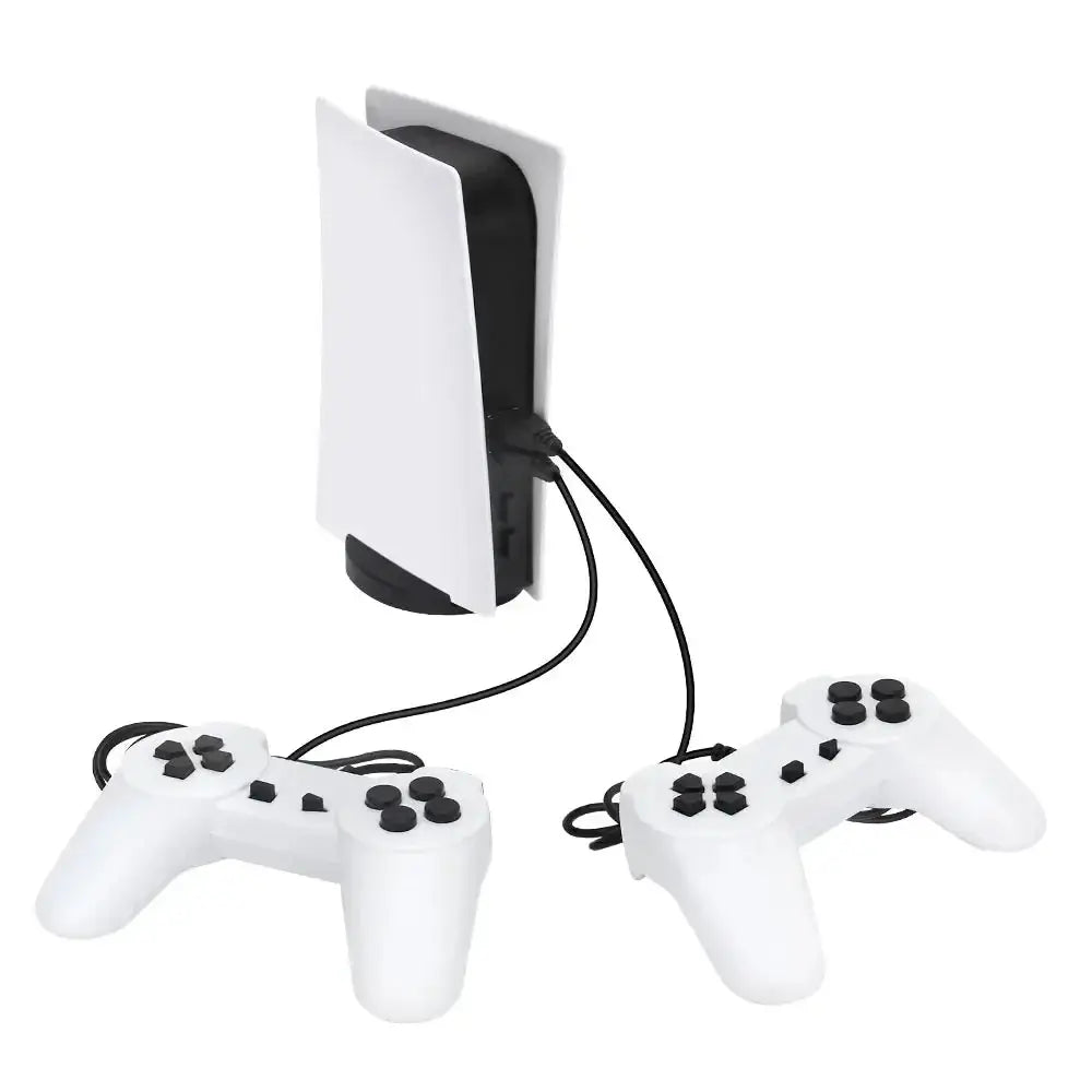 GS5 Game Station 5 Video Game Console With 200 Classic Games 8 Bit TV Console Retro USB Wired Handheld Two Game Player AV Output Deals 4 U  Gaming Accessories Deals 4 U