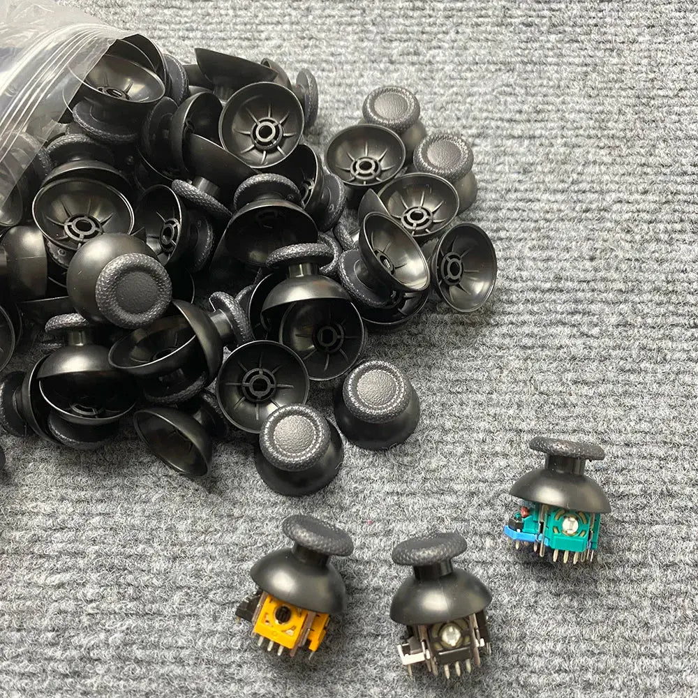 10-100Pcs For PS4 PS5 Analog Cover 3D Shell Thumb Stick Joystick Thumbstick Mushroom Cap For Sony PlayStation 4 PS4 Controller Deals 4 U  Console Accessories Deals 4 U