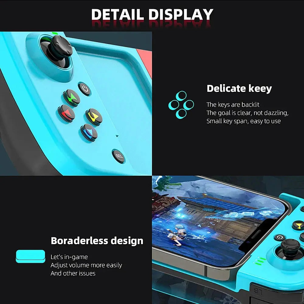 Gamepad For iPhone Android Cell Phone Control Bluetooth Controller Trigger Pubg Mobile Joystick Gaming Smartphone Mando Game Pad Deals 4 U  Mobile Gaming Deals 4 U