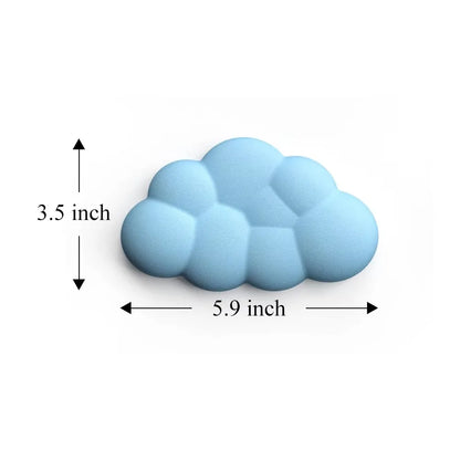 Keyboard Cloud Wrist Rest Pad Anti-Slip Desk Mat Memory Foam Palm Rest Ergonomic Mouse Pad Typing Wrist Rest for Office