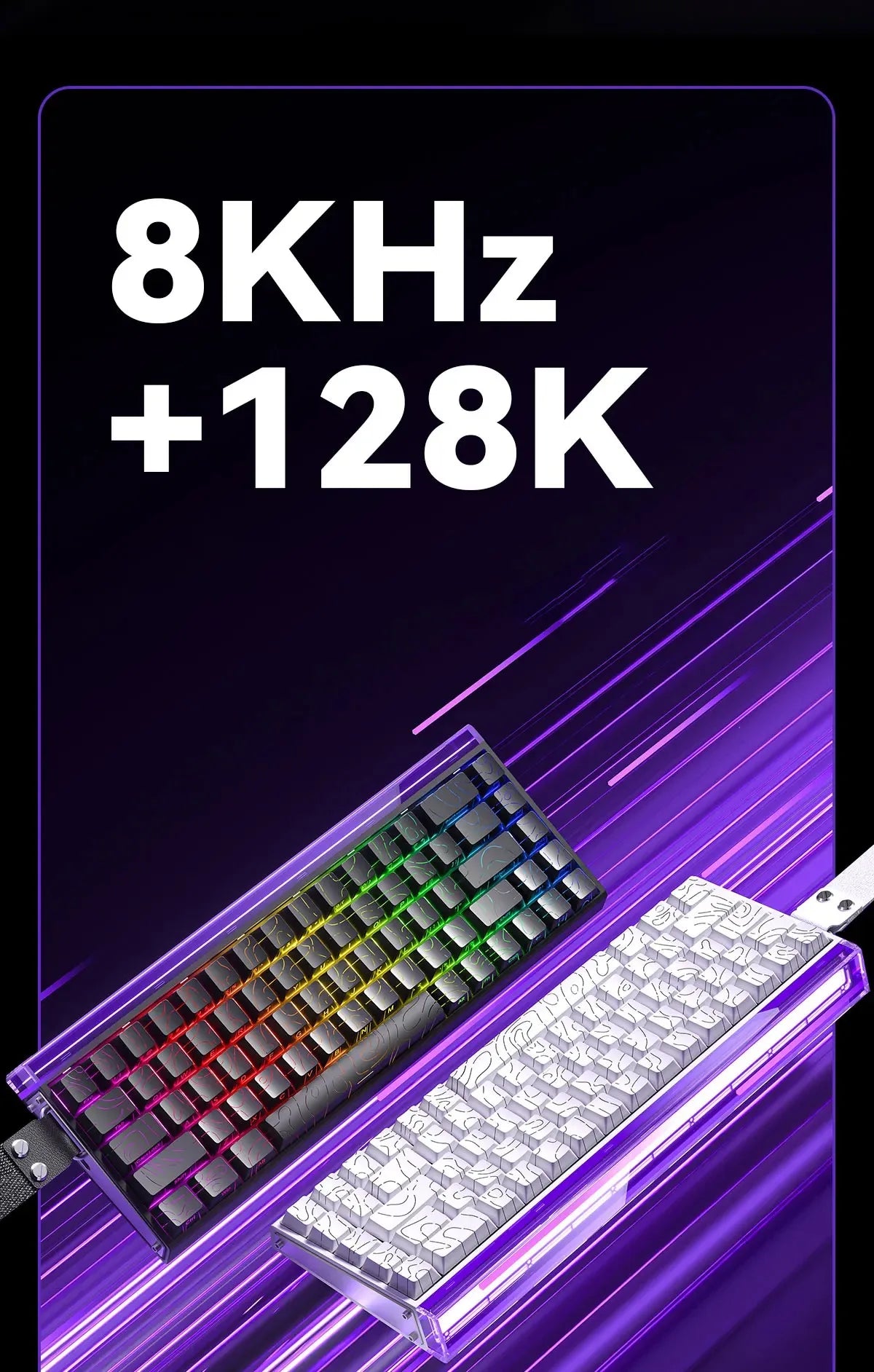 AULA HERO 68HE Magnetic Switch Keyboard RGB Gaming Mechanical Keyboard Rapid Trigger 8K Return Wired Esports Custom Keyboard Deals 4 U   Deals 4 U