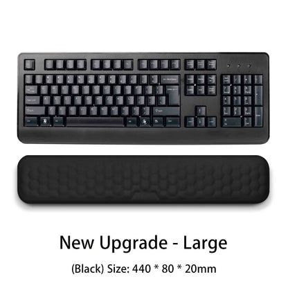 Keyboard Pad Set Memory Foam for Office Computer Laptop Easy Typing Pain Relief Keyboard Wrist Rest Mouse Pad Computer Mouse Pad