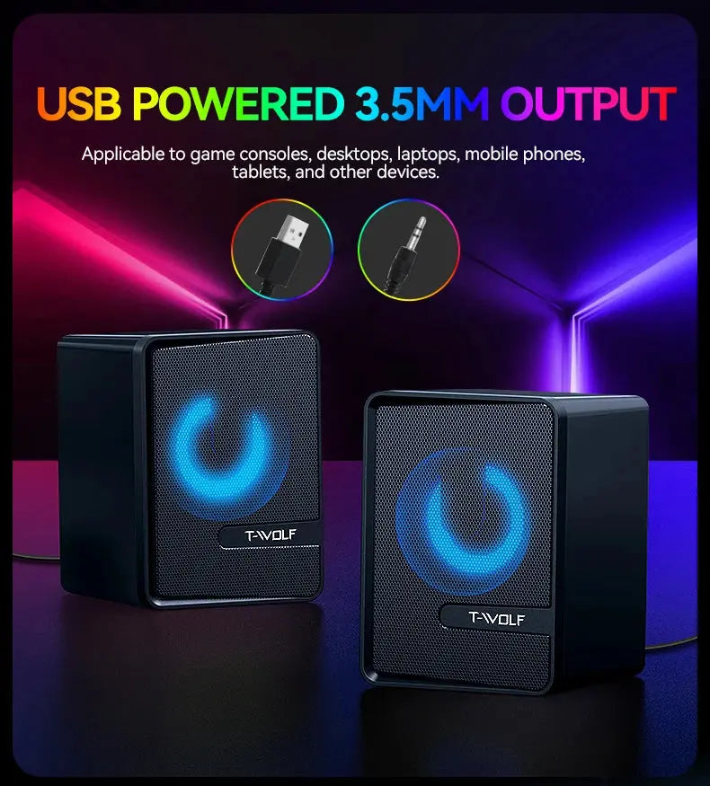 5-in-1 Set Gaming Combo Keyboard 4-color Breathing Light Mouse 3.5mm Gaming Headset Gaming Speaker Anti-slip Mouse Pad NEW HOT Deals 4 U  Gaming Accessories Deals 4 U