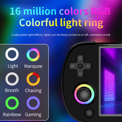 ANBERNIC RG40XX H Handheld Games Console 4.0" IPS Screen Linux 64-bit Multicolor LED Lights Retro Gaming Console Over 5000 Games