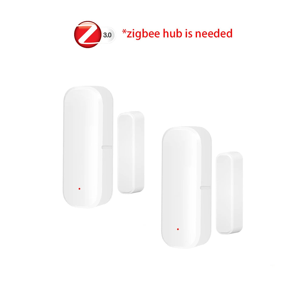Zigbee Door Sensor Window Contact Sensor Open Closed Detector Smart Home Alarm Security Protection work with Tuya Hub Smart Life Deals 4 U   Deals 4 U