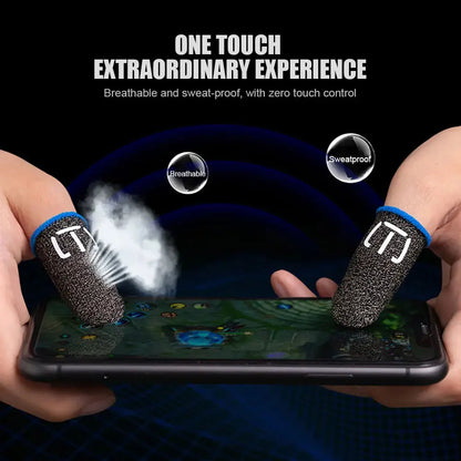 100-10PCS Finger Cover Game Controller For PUBG Sweatproof Anti-slip Fingertip Cover Thumb Gloves For Mobile Game Deals 4 U  Mobile Gaming Deals 4 U
