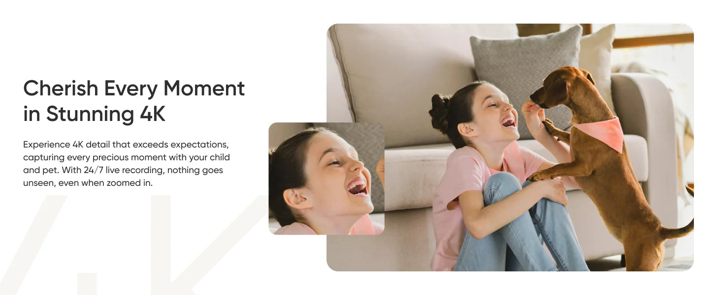 Renewed eufy Security Indoor Camera E30, Latest Generation, 4K UHD Security Camera, Pet/Dog/Baby Camera with Phone app Deals 4 U   Deals 4 U
