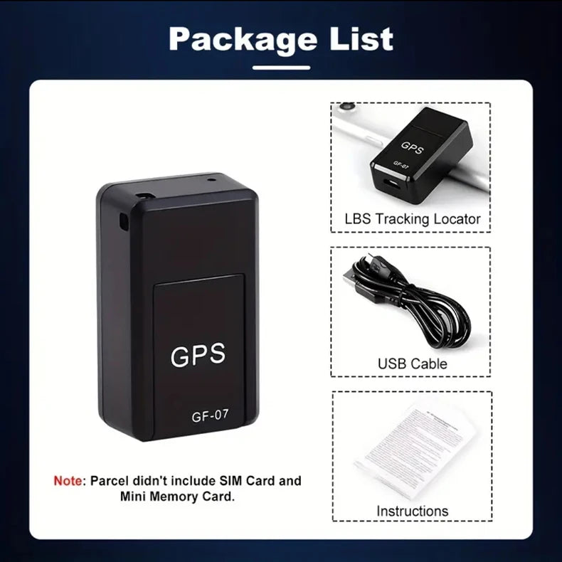 Mini Gf-07 Gps Tracker Car Bike Bicycle Pets Children Real Time Tracking Positioner Strong Magnetic Anti-Lost Locator Deals 4 U   Deals 4 U