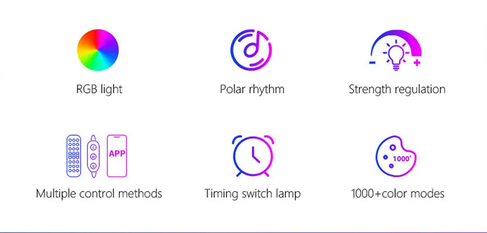 LED RGB Gaming Ambient Light Flexible Silicone Backlight Smart Desk Light Bar Eye Protection LED Lamp for Monitor Office Reading