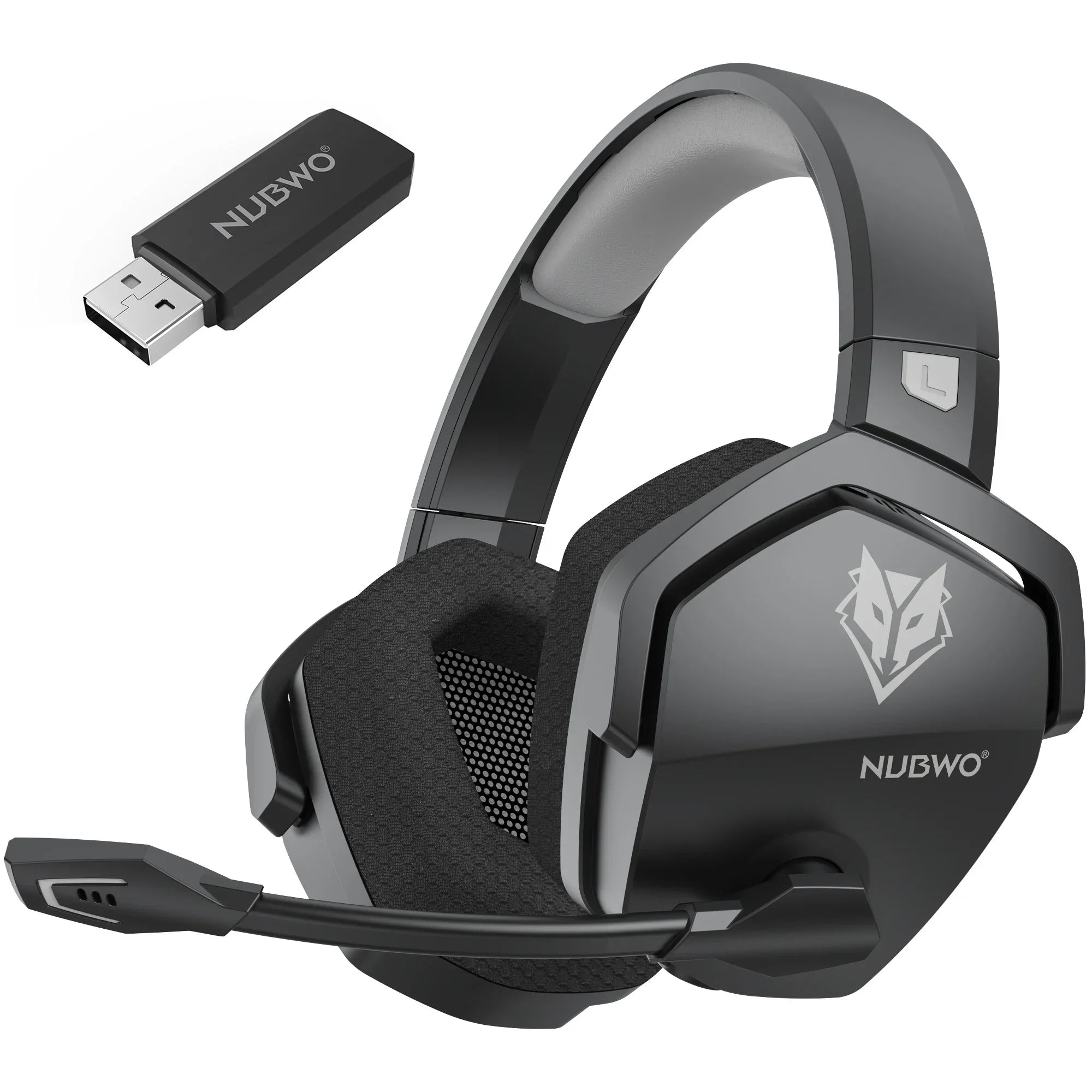 NUBWO G06 Dual Wireless Headsets Gamer with Microphone 2.4GHz Bluetooth 5.3 Gaming Headphones for PS5, PS4, PC, Mobile, Switch Deals 4 U   Deals 4 U