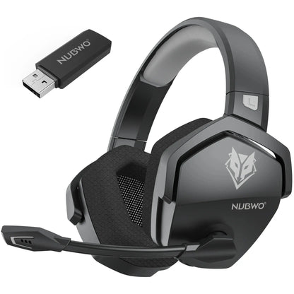 NUBWO G06 Dual Wireless Headsets Gamer with Microphone 2.4GHz Bluetooth 5.3 Gaming Headphones for PS5, PS4, PC, Mobile, Switch Deals 4 U  Gaming Accessories Deals 4 U