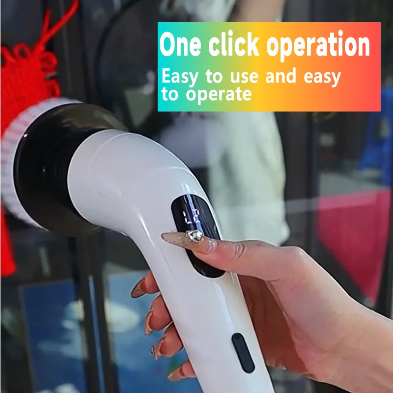Cordless Household Spin Scrubber Kitchen Gadgets Hair Brushes Bathroom Broom Toilet  Multipurpose Cleaning Brush  Electric Mops Deals 4 U   Deals 4 U