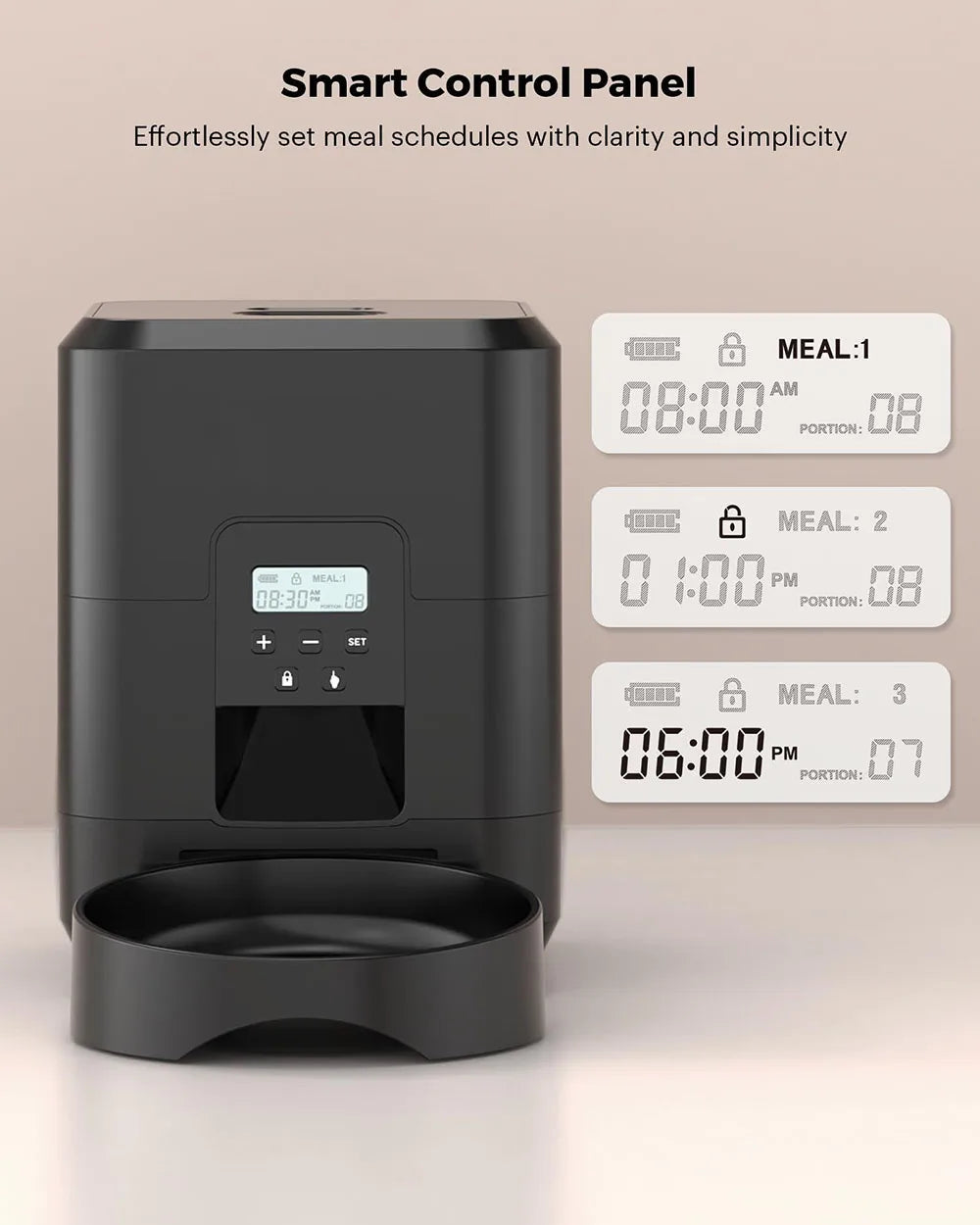 Smart Pet Feeder Automatic Cat Feeder Dog Slow Food Machine With Timed Quantitative Automatic Cat Food Dispenser Cat Dog Bowl Deals 4 U   Deals 4 U