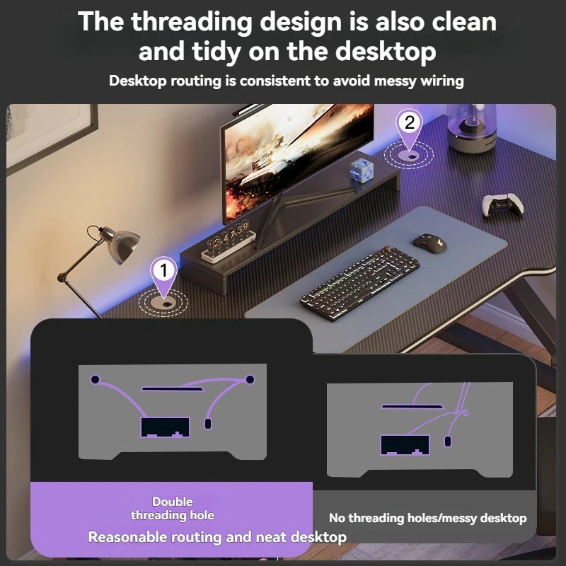 Computer desk, home desk, student learning desk, simple gaming desk, e-sports desk, workbench, office desk Deals 4 U   Deals 4 U