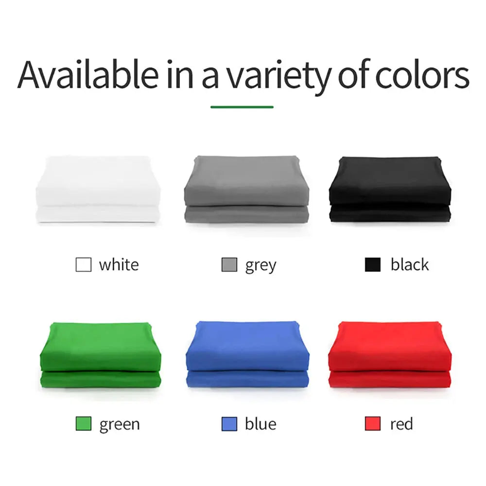 Background For Photography Backdrops White/Black/Blue/Green Screen Chroma Key Muslin Studio Photo Shooting Backdrop Cloth Paper Deals 4 U  Streaming Equipment Deals 4 U