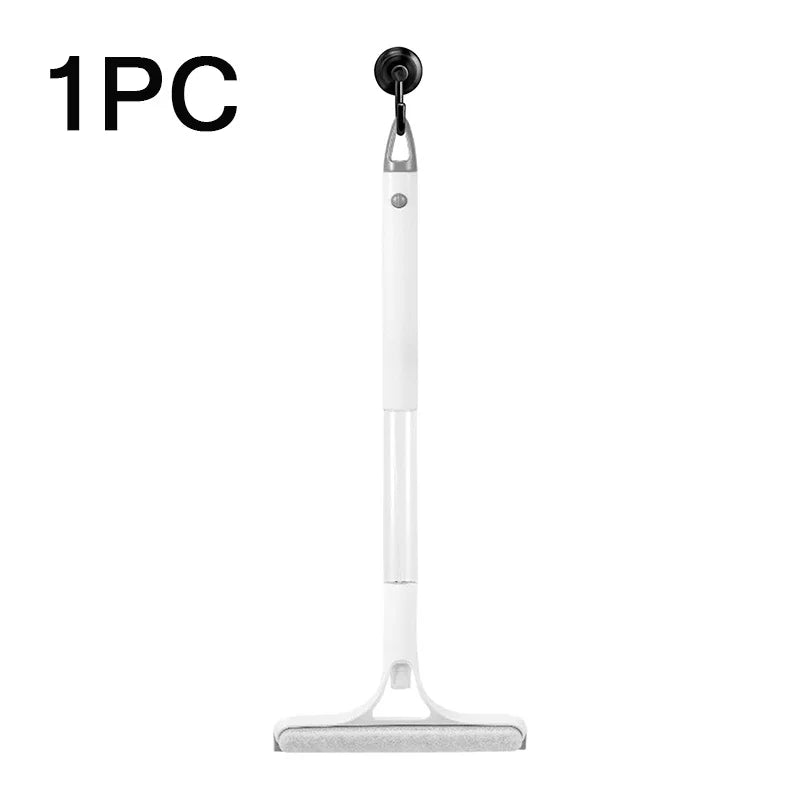 Squeegee & Scraper Combo, Cleans Windows & Glass Fast. 21x16cm, White Plastic, Streak Free Deals 4 U   Deals 4 U