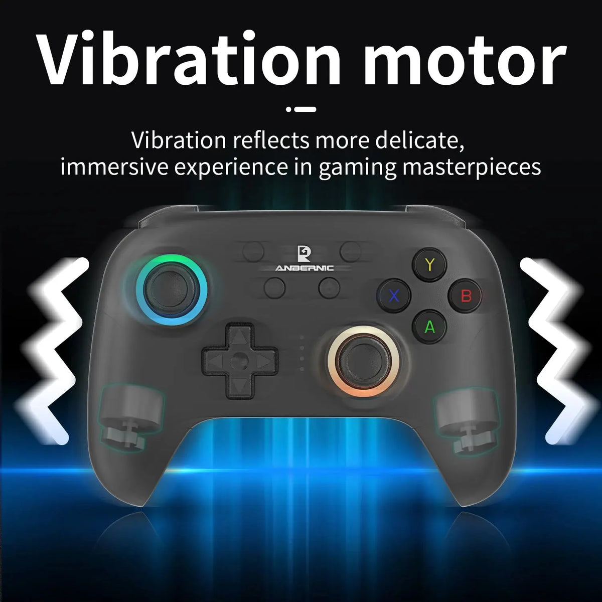 ANBERNIC RG P01 Retro Games Controller Wired/Wireless Bluetooth RGB Hall Effect Joystick XBOX Gamepad for PC Android IOS Steam Deals 4 U   Deals 4 U