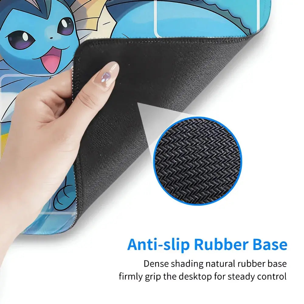 Japan Anime Gamer Mouse Pad E-eevee Cabinet Kawaii Tablepad XXL P-pokemon Keyboard Rug Laptop PC Gaming Rubber Extended DeskMats Deals 4 U  Gaming Accessories Deals 4 U