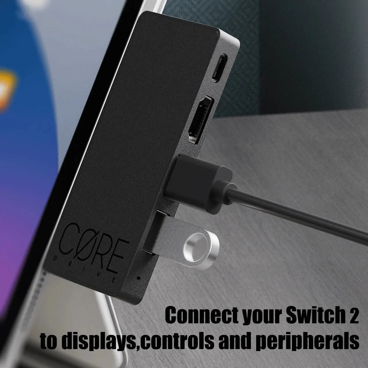 Savage Raven by Skull & Co. Jumpgate Dock USB C Hub Portable Stand Docking Station for Nintendo Switch 2 and OLED Deals 4 U  Console Accessories Deals 4 U