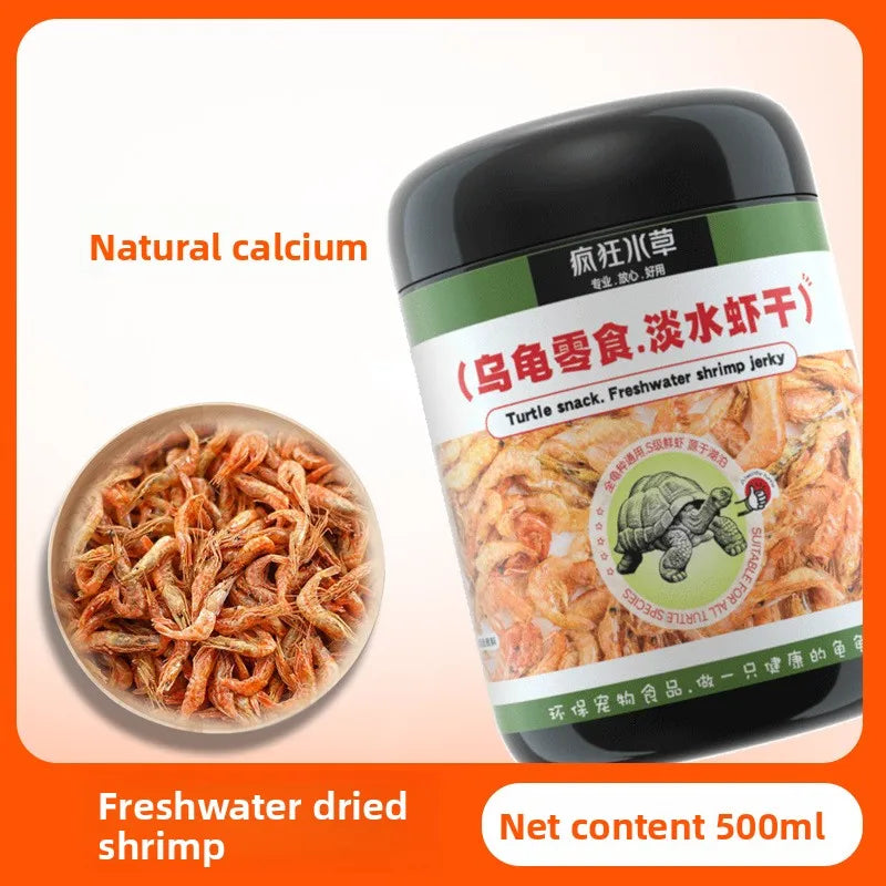 FKSC Turtle Food Mix - Freeze-Dried Shrimp/Mealworm/Fish & Chicken - Protein Rich Treat for Red-Ear Sliders & Aquatic Turtles Deals 4 U   Deals 4 U