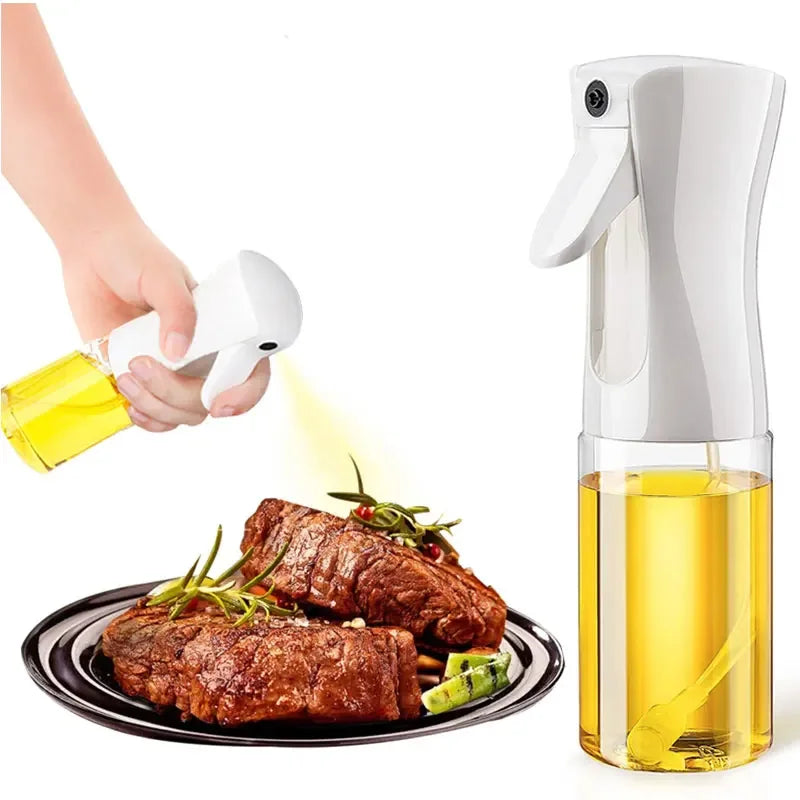 200/300/500ml Oil Spray Bottle BBQ Cooking Olive Oil Sprayer Plastic Baking Oil Spray Empty Bottle Vinegar Bottle Or  Oil brush Deals 4 U   Deals 4 U