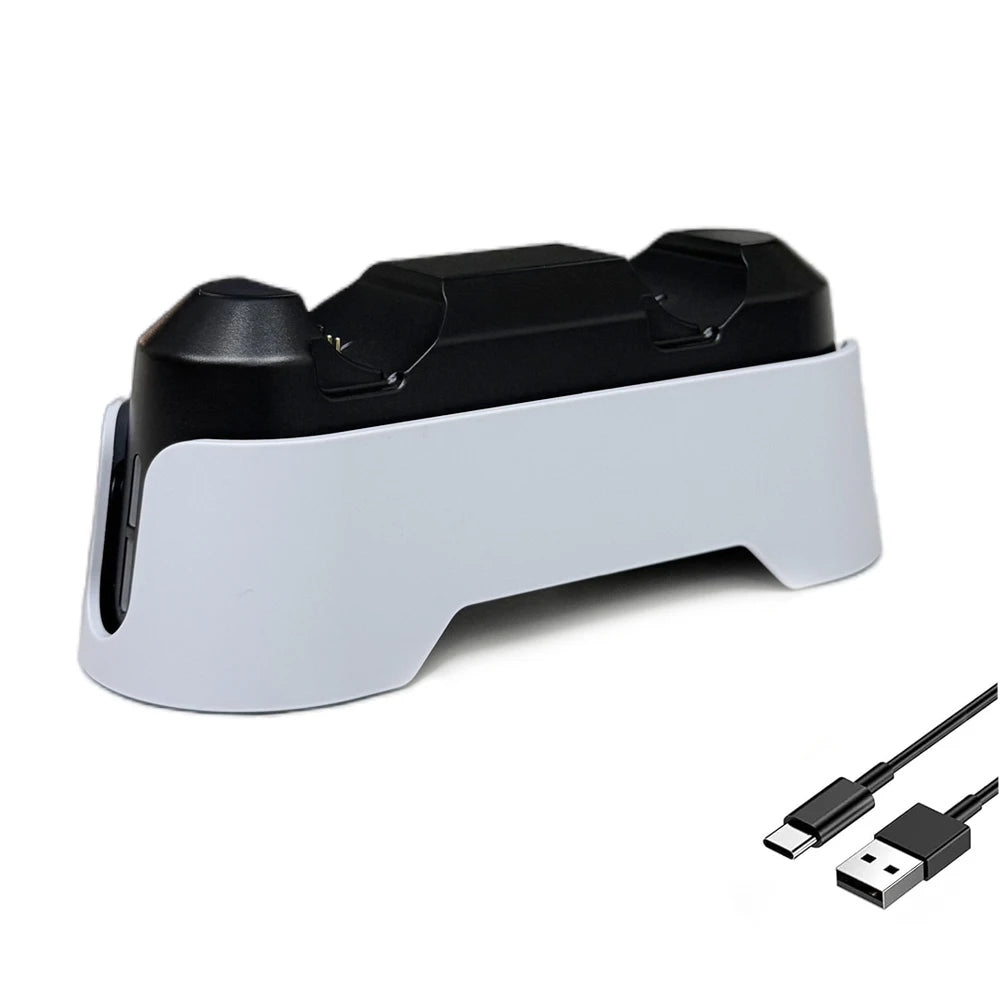 Controller Charger Station for PS5 Dualsense Controllers/Edge Controller Fast Dual Controller Stand Charger For PS5 Controller Deals 4 U   Deals 4 U