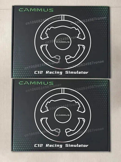CAMMUS C12 with LC100 pedals kit C12 Direct Drive Steering Wheel Global First includes two T-shaped base flanges Deals 4 U  Gaming Accessories Deals 4 U