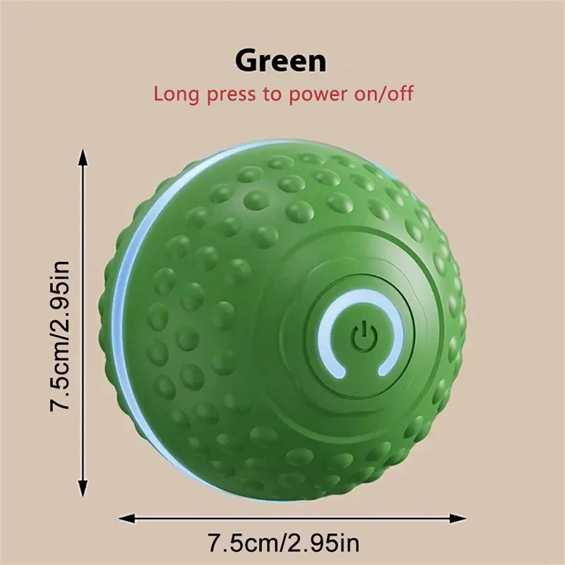 Smart Dog Toy Ball Automatic Interactive Pet Electronic Rolling USB Rechargeable Moving Bouncing for Puppy to Large dog Chew Toy Deals 4 U   Deals 4 U