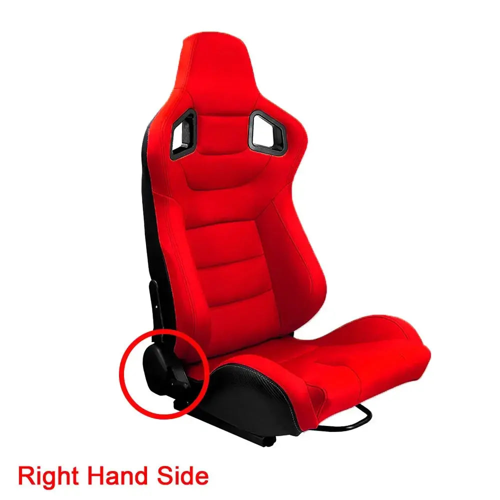 1Pcs Universal Racing Car Seats 70-180 degree Adjustable Seat 3D PVC Full WRAP Leather Racing Sports Bucket Seats with 1 Slider Deals 4 U  Gaming Accessories Deals 4 U