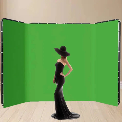 SH 2.4x4M Background Stand Frame With Photography Green Screen Backdrops  Photography Background Support Studio Light Tripod Deals 4 U  Streaming Equipment Deals 4 U