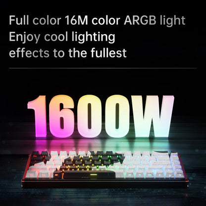 AJAZZ ALUX68 Magnetic Shaft Aluminum Alloy Esports Magnetic switch keyboard RGB hot-swappable DIY wired macro mode Hall effect