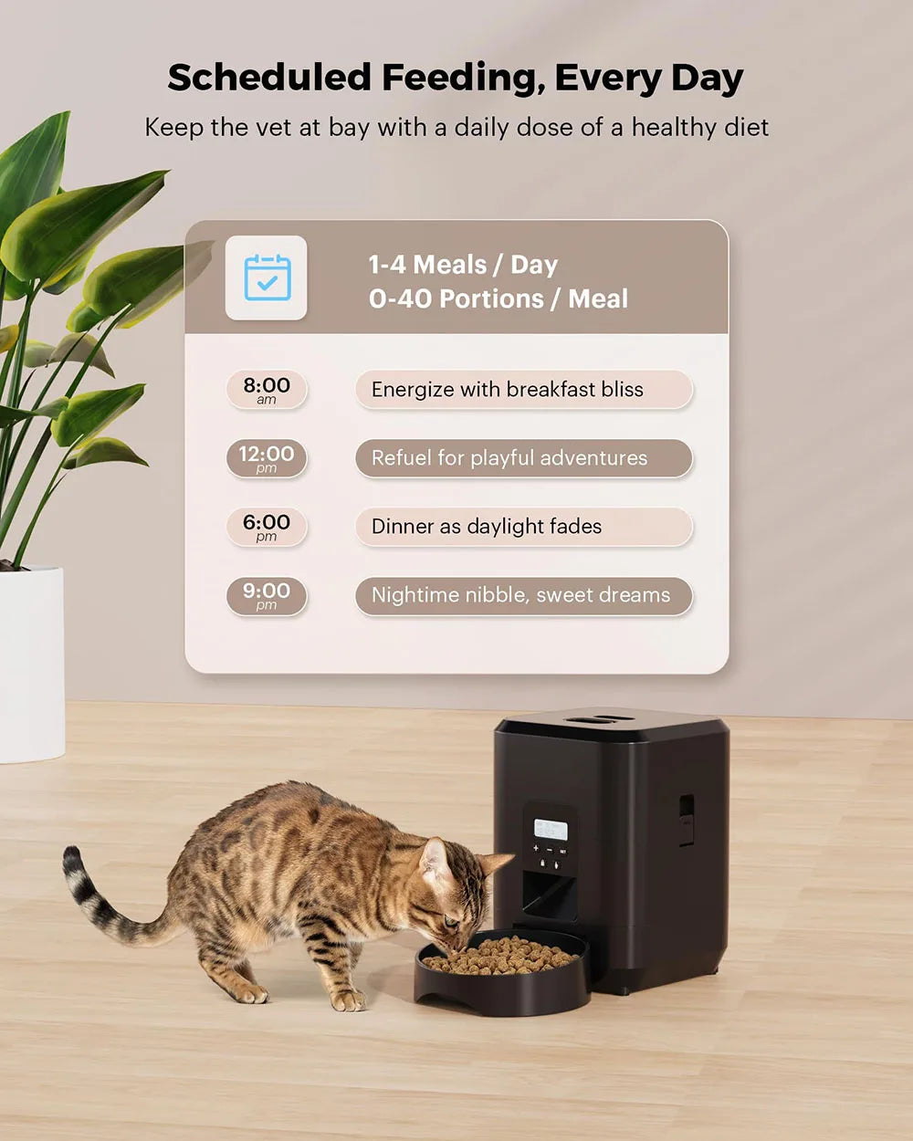 Smart Pet Feeder Automatic Cat Feeder Dog Slow Food Machine With Timed Quantitative Automatic Cat Food Dispenser Cat Dog Bowl Deals 4 U   Deals 4 U
