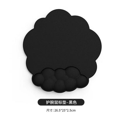 Cloud Memory Foam Wrist Rest Keyboard Mouse Pad Ergonomic Desk Mat for Office Gaming 10 Colors 3 Piece Set
