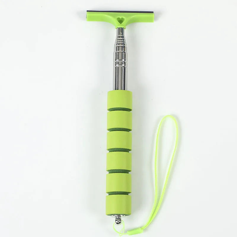 Car Rearview Mirror Wiper Cleaning Tool Auto Glass Mist Cleaner Scraper Car Accessories Handle Telescopic Window Cleaning Brush Deals 4 U   Deals 4 U