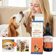 Dog Yeast Infection Relief Drops Natural Itch Relief Immune Support Soothes Itching Support Skin Coat Health For All Ages Breeds Deals 4 U   Deals 4 U