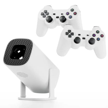 Android 11 Gaming Projector P30MAX 64GB TF Card Wireless Gaming Controller Dual WIFI 1280*720P Home Theater Portable Projector Deals 4 U  Gaming Accessories Deals 4 U