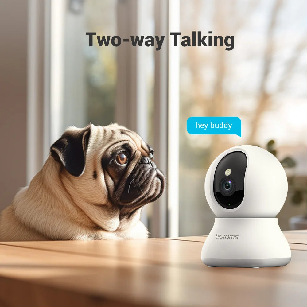 blurams Pet Camera 2K, 360° Indoor Security Camera, Dog Camera with Phone App, PTZ Cameras for Home Security Indoor, 2-Way Audio Deals 4 U   Deals 4 U